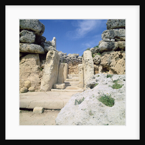 Megalithic temple site, c.30000-c.25000 BC by Megalithic Megalithic