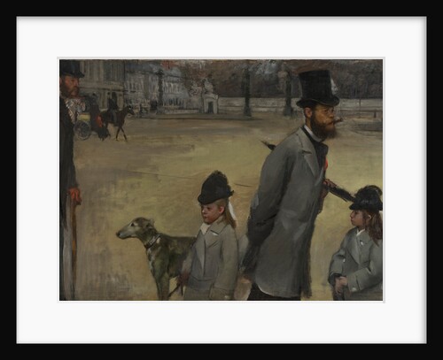 Place de la Concorde, 1875 by Edgar Degas