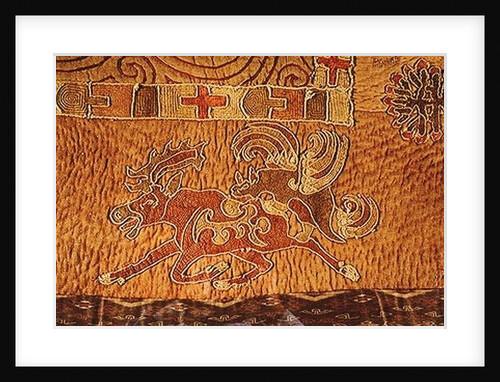 Detail of a carpet, Noin Ula, Xiongu Era by Mongolian School
