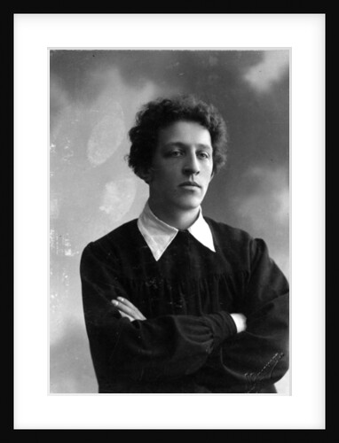 Portrait of the poet Alexander Blok by Russian Photographer