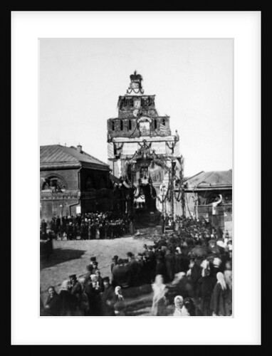 Celebration of the 500 year anniversary of the Battle of Kulikovo, at Kolomna, 1880 by Russian Photographer