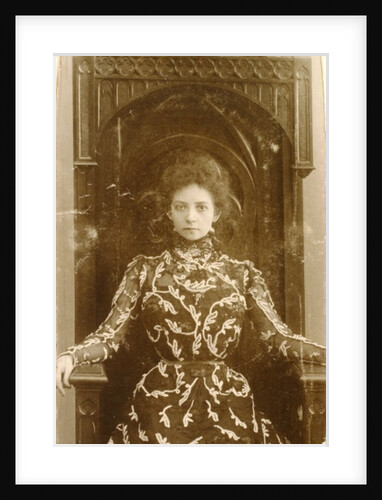 Portrait of the actress Vera Komissarzhevskaya by Russian Photographer
