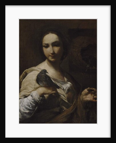Girl Holding a Dove, 1721-27 by Giuseppe Maria Crespi