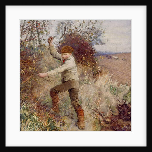 Boy Trimming a Hedge, 1890 by George Clausen