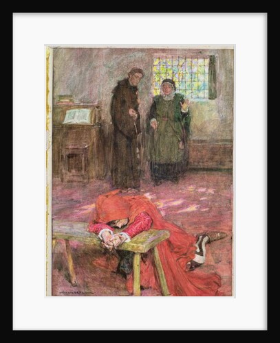 Romeo in Friar Laurence's Cell by William Hatherell