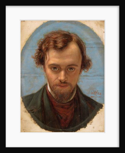 Portrait of Dante Gabriel Rossetti, 1853 by William Holman Hunt