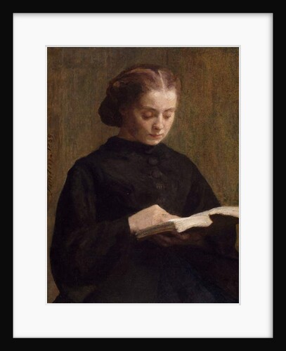 Portrait of Mademoiselle Marie Fantin-Latour, 1859 by Ignace Henri Jean Fantin-Latour