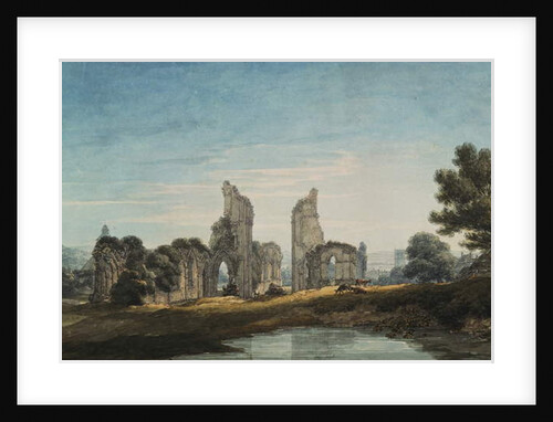 Glastonbury Abbey, 1795 by Thomas Hearne