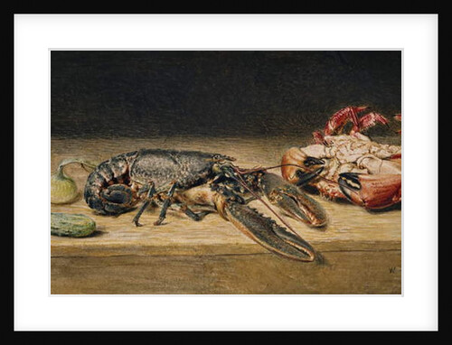 Lobster, Crab and Cucumber, 1827 by William Henry Hunt