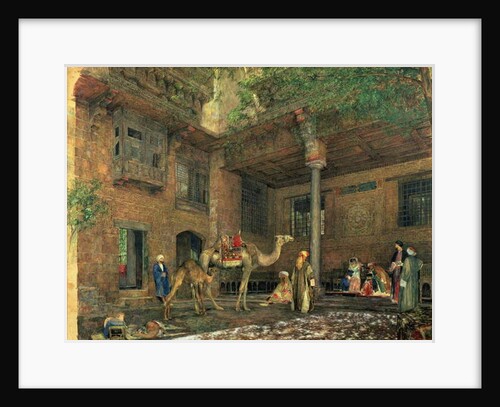Courtyard of the Painter's House, Cairo, c.1851 by John Frederick Lewis