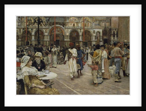 The Piazza di San Marco, Venice, 1883 by William Logsdail