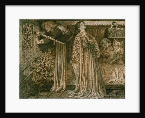 Sir Lancelot in the Queen's Chamber, 1857 by Dante Gabriel Charles Rossetti