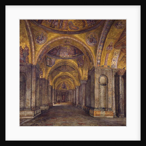 Venice - North Atrium Of St Mark's, 1907 by Thomas Matthews Rooke