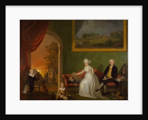 Portrait of Robert Mynors and his Family, 1797 by James Millar
