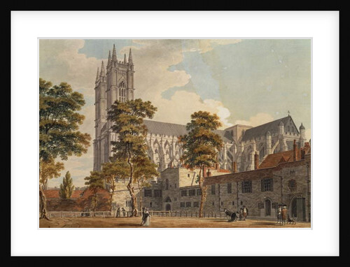 Westminster Abbey From The Schools, 1790-1792 by Thomas Malton Jnr.
