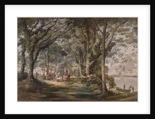Landscape With Figures at an Open Air Meal, 1760-1782 by William Pars