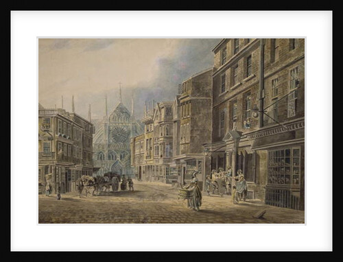 London, Old Tothull St.Leading to Westminster Abbey, 1776 by James Miller