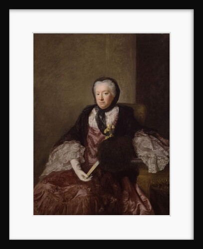 Portrait of Mrs Mary Martin, 1761 by Allan Ramsay