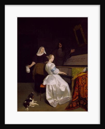 The Music Lesson, 1670-72 by Jacob Ochtervelt