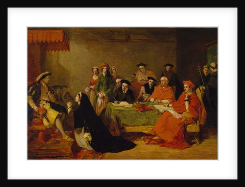 The Trial of Queen Catherine of Aragon, 1848 by Henry Nelson O'Neil