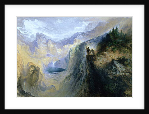 Manfred on the Jungfrau, 1837 by John Martin