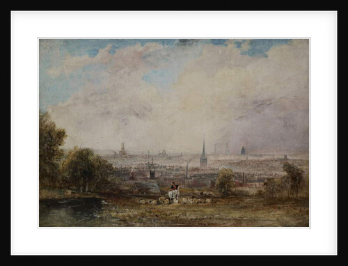 A Distant View of Birmingham, 1825-1830 by Thomas Creswick