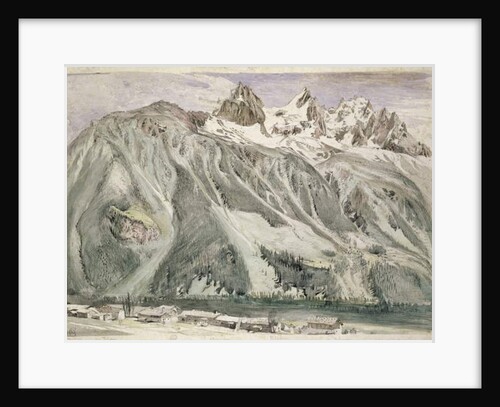 Aiguilles of Chamonix, 1849 by John Ruskin