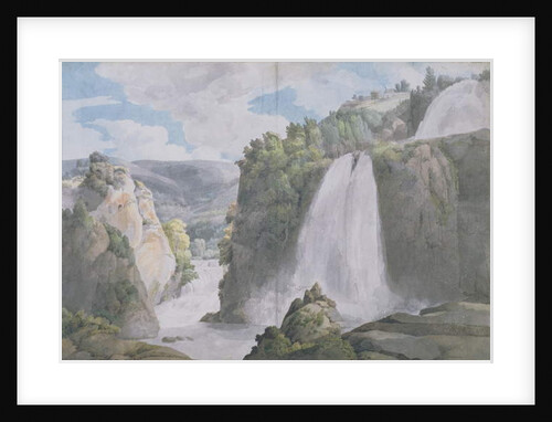 Cascades At Tivoli, 1781 by Francis Towne