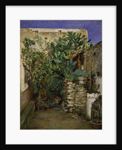 Corner of an Eastern Courtyard, 1860 by Henry Wallis