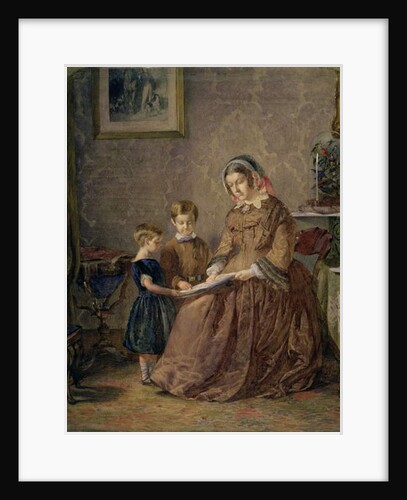 The Reading Lesson, 1855 by John Dawson Watson