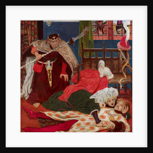 The Death of Sir Tristram by Ford Madox Brown