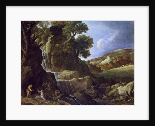 Christ Tempted in the Wilderness, 1626 by Paul Brill or Bril