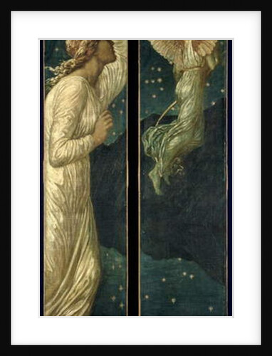 Cupid and Psyche - Palace Green Murals - Cupid Flying away from Psyche, 1881 by Edward Coley Burne-Jones