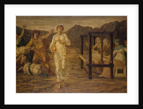 Cupid and Psyche - Palace Green Murals - Psyche set by Venus the Task, 1881 by Edward Coley Burne-Jones