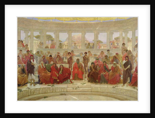 An Audience in Athens during the Representation of Agamemnon by Aeschylus, 1884 by William Blake Richmond