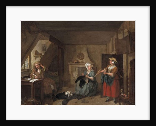 The Distressed Poet, c.1736 by William Hogarth