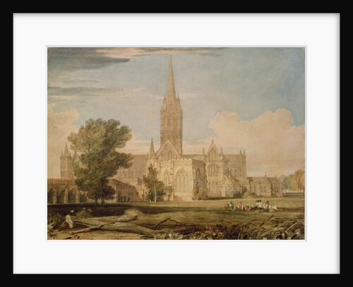 South View of Salisbury Cathedral, 1797-98 by Joseph Mallord William Turner