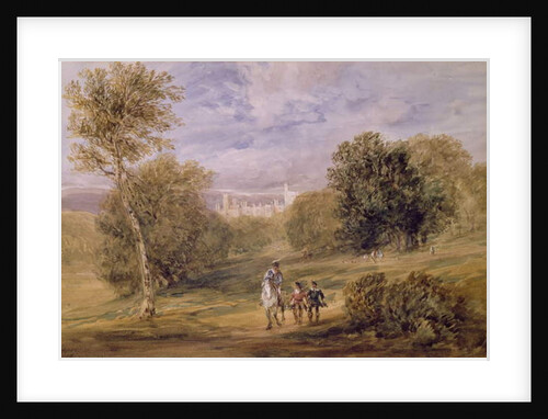 Haddon Hall from the Park, 1831 by David Cox
