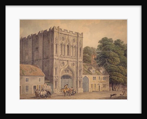 The West Front of the Abbey Gate, Bury St. Edmunds, 1788-1801 by Michael Rooker