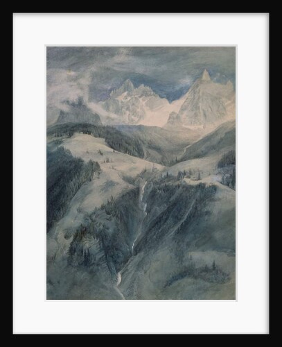 La Cascade de la Folie, Chamonix by John Ruskin