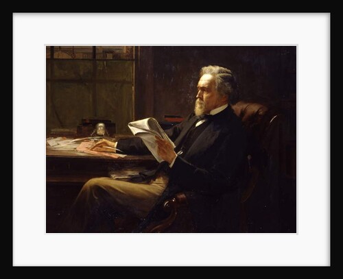 Portrait of George Jacob Holyoake by William Holyoake