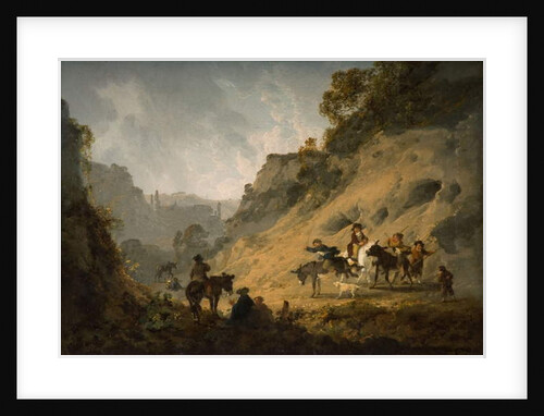 Gypsies with an Ass Race, 1792 by Julius Caesar Ibbetson