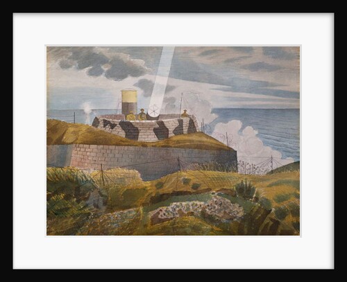 Searchlight at Dusk, October 1941 by Eric Ravilious
