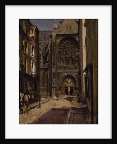 La Rue Pecquet, Dieppe, 1900 by Walter Richard Sickert