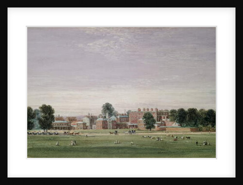 Buckingham House from the Green Park, 1825 by David Cox