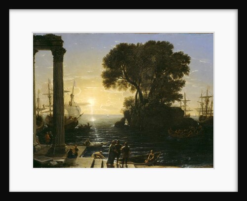 Coastal Scene with the Embarkation of Saint Paul, 1655 by Claude Lorrain