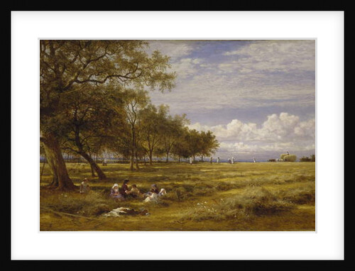 An English Hayfield, 1878 by Benjamin Williams Leader