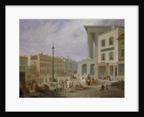 Birmingham Town Hall and Queen's College by Samuel Lines