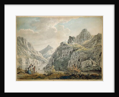 Dolbardarn Castle and Llanberris Lake, 1764 by Paul Sandby