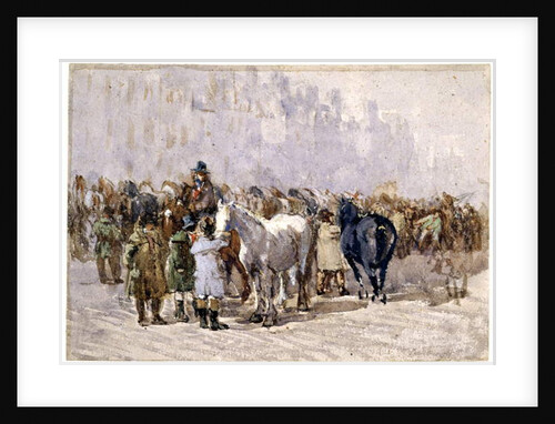 The Birmingham Horse Fair, c.1841-49 by David Cox